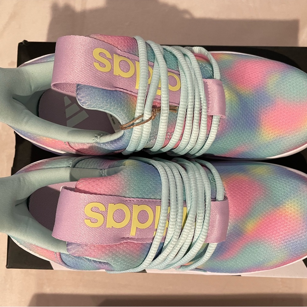 Adidas Lite Racer Adapt 7.0 in Lilac and Mint - Picture 2 of 8
